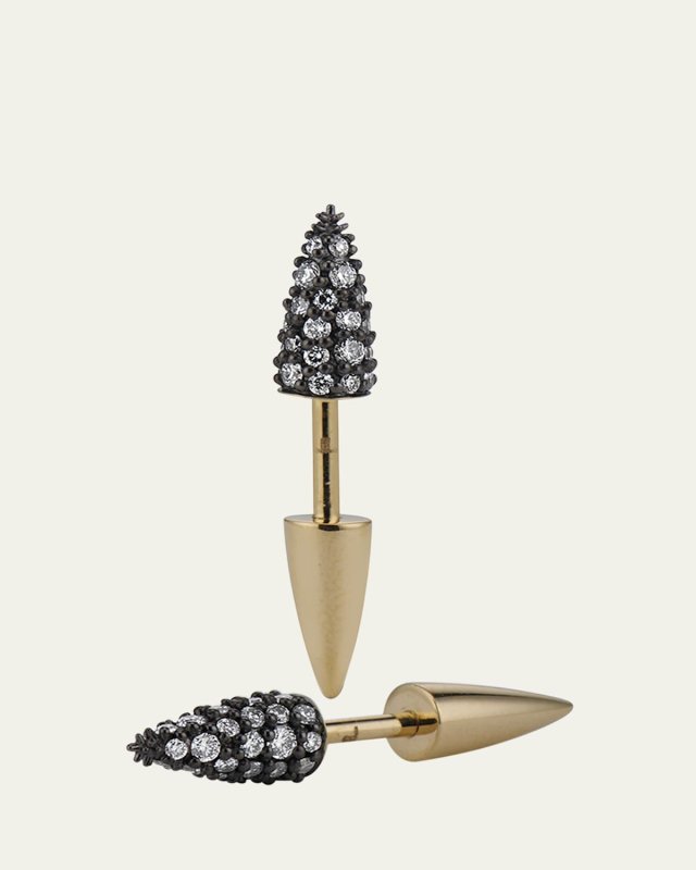 18K DIAMOND SPIKE Earrings
